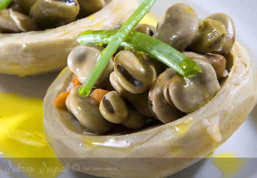 Baklalı Enginar Salatası Tarifi