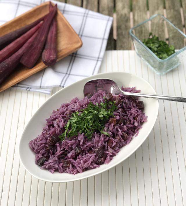 Mor Havuç-Keşşir Pilavı Tarifi