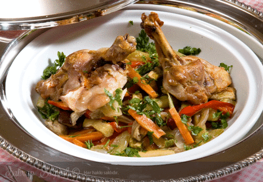 Soyalı Sebzeli Istanbul Tavuğu Tarifi